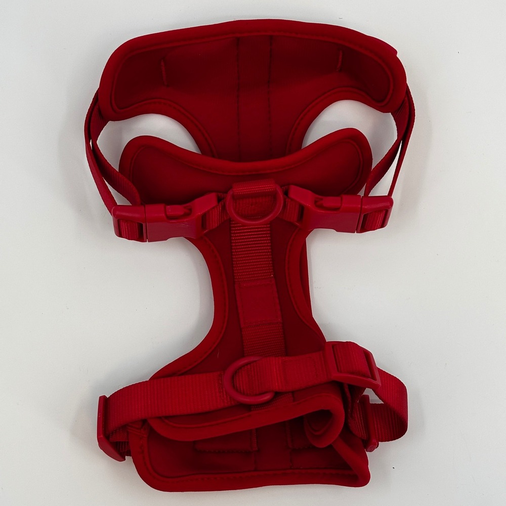 Wild One Dog Harness Pet Medium Red Adjustable Padded No-Pull Comfort Neck 15-18